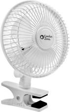 Ventilador de escritorio blanco portátil, silencioso, interior de 2 velocidades Comfort Zone 6" CZ6C segunda mano  Embacar hacia Argentina