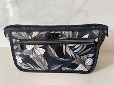 Lug PARASAIL Cosmetic Makeup Bag - Floral Black Blue for sale  Shipping to South Africa