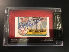 2013 TRISTAR Signa Cuts MLB beisebol Bert Capaneris autógrafo Oakland A's #/10 comprar usado  Enviando para Brazil