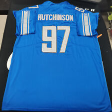 Usado, Camiseta deportiva azul vapor de Aidan Hutchinson #97 de los Detroit Lions. segunda mano  Embacar hacia Mexico