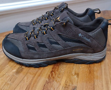 Zapatillas de senderismo impermeables Columbia Crestwood marrones talla 10,5 bm5372-255 segunda mano  Embacar hacia Argentina