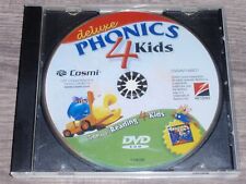 PC DVD-ROM Cosmi 2007 Phonics 4 Kids Deluxe + lectura 4 niños Windows 98/2000/XP, usado segunda mano  Embacar hacia Argentina