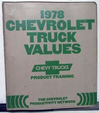 1978 Chevrolet Truck Dealer Salesmen Product Training Portfolio Data Pickup Van for sale  Shipping to United Kingdom