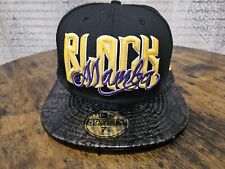 CRAZY RARE New Era Black Mamba Los Angeles Lakers Cap 5950 Flat Brim Kobe Bryant for sale  Shipping to South Africa