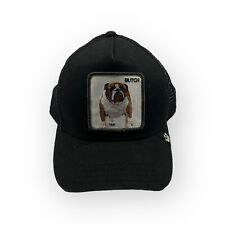 Goorin Bros Animal Farm Butch Bulldog Black Snapback Mesh Trucker Hat Dad Cap for sale  Shipping to South Africa