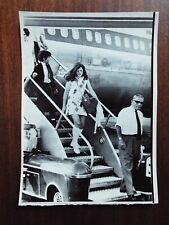 Vintage 1970 Press Photo, John and Caroline Kennedy, Aristotle Onassis, Jetliner for sale  Shipping to South Africa