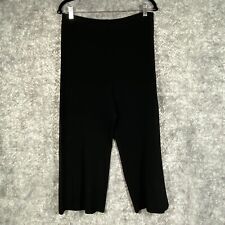 Calças femininas fios e pontos médias pretas de náilon elástico conforto comprar usado  Enviando para Brazil