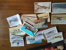  VINTAGE  AIRPLANE PHOTO POSTCARDS AND HISTORY CARD COLLECTION!!! MUST SEE!!!, used for sale  Shipping to South Africa