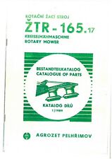 Manual de peças de cortador Agrozet Zetor ZTR165 - ZTR 165 comprar usado  Enviando para Brazil