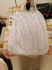 Silk white underskirt for sale  HULL