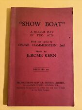 Show Boat una obra musical en 2 actos segunda mano  Embacar hacia Argentina