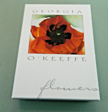 Juego de 19 tarjetas y sobres de notas artísticas Georgia O'Keeffe Flowers en caja segunda mano  Embacar hacia Argentina