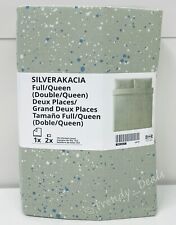 Begagnade, Ikea SILVERAKACIA Full/Queen Duvet Cover w/ 2 Pillowcases Bed Set Green/Dotted till salu  Toimitus osoitteeseen Sweden