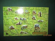 Postcard map york for sale  BURY ST. EDMUNDS