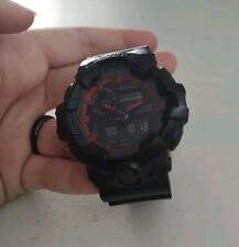 Relógio Casio G- Shock masculino quartzo mostrador preto e vermelho GA-700SE resistente à água 20 barras comprar usado  Enviando para Brazil
