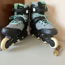 Patines en línea Decathlon Oxelo ajustables aptos para menta W-9 M7.5. segunda mano  Embacar hacia Argentina