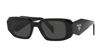 Óculos de sol Prada PR17WS 1AB5S0 49mm preto/cinza escuro lente com caixa e estojo comprar usado  Enviando para Brazil