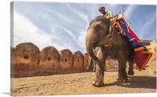 Artcanvas elephant rider for sale  Niles