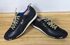 ZAPATOS PUMA ROMA 68 ITALIA Vintage Talla 8.5 RAROS Dorados Negro Azul Hombre, usado segunda mano  Embacar hacia Argentina