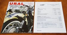 Ural 750 brochure for sale  Roseville