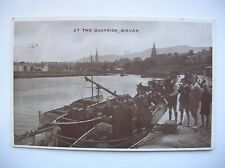 Girvan postcard quayside. for sale  FALKIRK