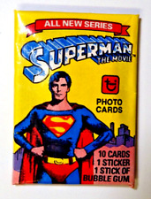 superman cards 1978 for sale  LONDON