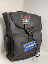 Funda de transporte para mochila negra PlayStation Blockbuster vintage coleccionable segunda mano  Embacar hacia Argentina