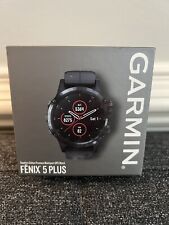 Used, Garmin Fenix 5 Plus GPS Watch, 47mm, Sapphire Edition, Black W/Red Garmin Band🔥 for sale  Shipping to South Africa