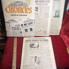 Chronicles: News of the Past - Conjunto de 3 volumes jornal de história hebraica judaica, usado comprar usado  Enviando para Brazil