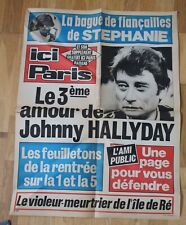 Johnny hallyday poster d'occasion  Denain