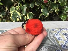 VINTAGE STEIFF LADYBIRD LADYBUG  Miniature Wool Woolie  Glass Eyes  Antique Toy for sale  Shipping to South Africa