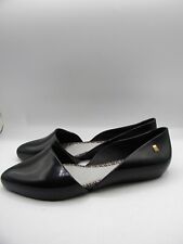 Sapatilhas de balé Melissa + Jason Wu Black Jelly D'Orsay tamanho UE 38 EUA 7, usado comprar usado  Enviando para Brazil