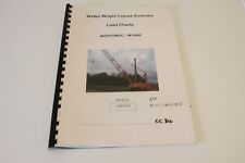Manitowoc M12000 Load Charts Manual, used for sale  Shipping to South Africa