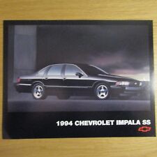 Chevy chevrolet impala for sale  UK
