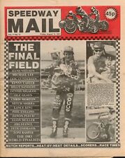 Speedway august 1983 for sale  UK