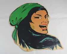 Usado, C12/Women's Head - Imagem colorida mais antiga em papel/papelão - 57x45 - W Alemanha/H8 comprar usado  Enviando para Brazil