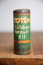 Kit de reparo de borracha vintage TOTEM lata de metal lata mecânico de bicicleta de carro automático RARO, usado comprar usado  Enviando para Brazil