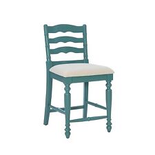 blue wood counter stool for sale  USA