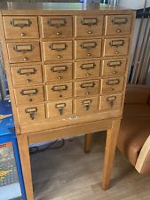 Library card cabinet for sale  BRIGHTON