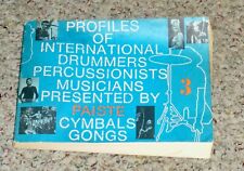 Perfis Paiste de bateristas, percussionistas, músicos internacionais. Vol 3 comprar usado  Enviando para Brazil