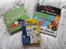 Learn Phonics Bundle - Jolly Phonics Flashcards and 2 Phonics Books for sale  Shipping to South Africa