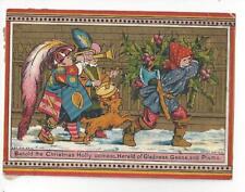 Victorian christmas card for sale  NANTWICH