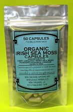 Orgánica Mar de Irlanda Moss Sebi Raw 50 cápsulas de 750mg cada uno (alga Chondrus) segunda mano  Embacar hacia Argentina