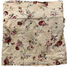 WAVERLY Tie Valance  Sonata Harbor roses 17X64 Yellow Pink Roses Cotton for sale  Shipping to South Africa