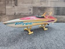 Vintage RC Tyco Rip Tide Boat Remote Control NCC 2745 No Control Retro w/ Stands for sale  Shipping to South Africa