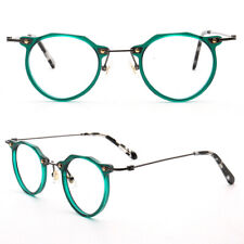 Classic Vintage Round Tortoise Eyeglasses Frames Men Women Full Rim Spectacles, used for sale  Shipping to South Africa
