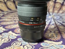Used, Rokinon 10mm F2.8, Ultra Wide Angle Lens, for MFT Micro M4/3 for sale  Shipping to South Africa