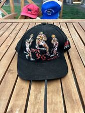 RARE Vintage Chicago Bulls Hat 1995-96 Season Jordan Rodman Pippen Snapback Cap for sale  Shipping to South Africa