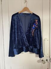 Zara blue velvet for sale  NORWICH