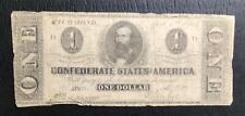 1863 confederate states for sale  Gurnee